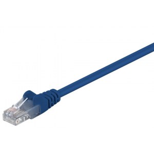 Goobay | CAT 5e | Network cable | Unshielded twisted pair (UTP) | Male | RJ-45 | Male | RJ-45 | Blue | 0.5 m